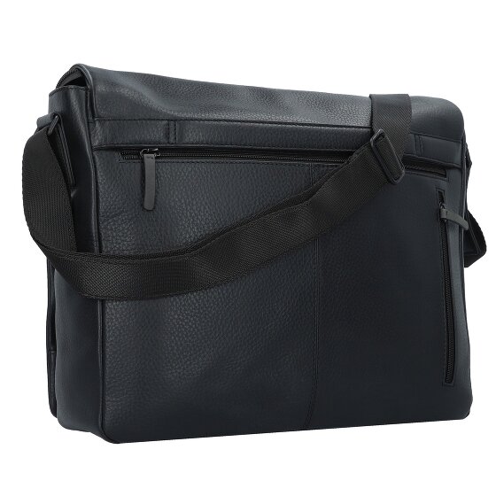 Jost Stockholm Messenger Tasche Leder 38 cm Laptopfach