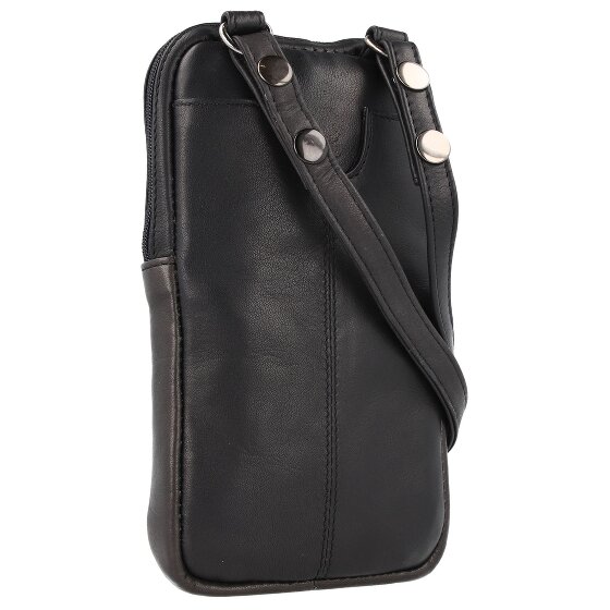 Greenland Nature Black Nappa Handytasche Leder 11.5 cm