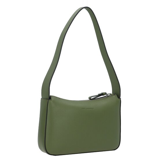 Karl Lagerfeld Disk Schultertasche Leder 23 cm