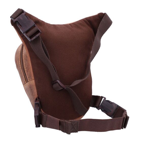 Greenburry Vintage Biker Gürteltasche Leder 20 cm