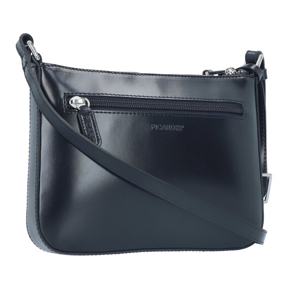 Picard Black Tie Black Tie Umhängetasche Leder 21 cm