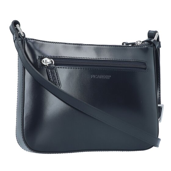 Picard Black Tie Black Tie Umhängetasche Leder 21 cm