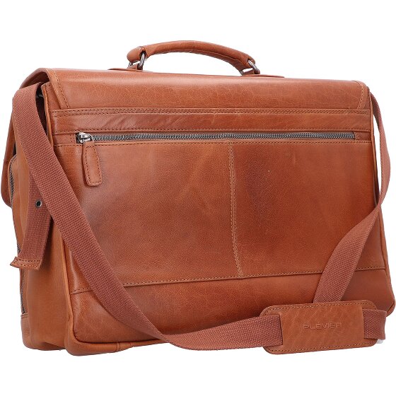 Plevier Quartz Aktentasche Leder 41 cm Laptopfach