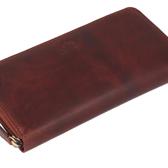 Greenburry Rugged Geldbörse RFID Schutz Leder 19 cm