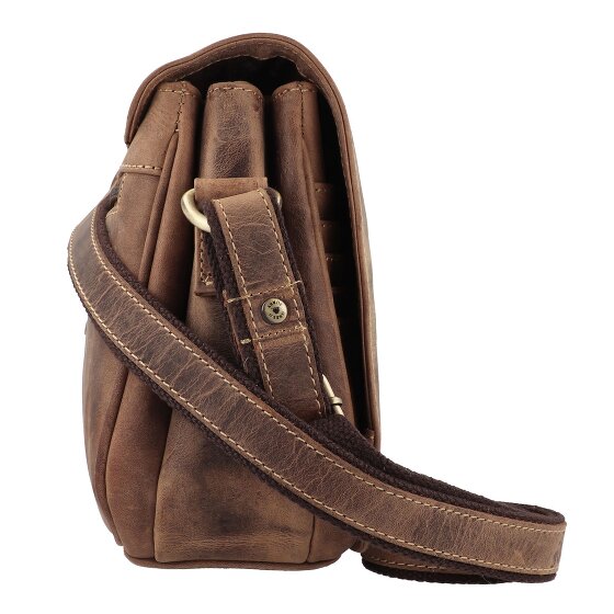 Greenburry Vintage Umhängetasche Leder 20 cm