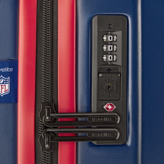 Travelite travelite x NFL 4 Rollen Trolley L 76 cm