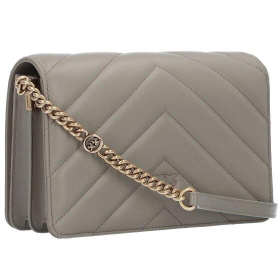 PINKO Love Click Umhängetasche Leder 25 cm