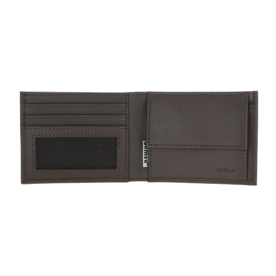 oxmox Leather Geldbörse RFID Schutz Leder 11 cm