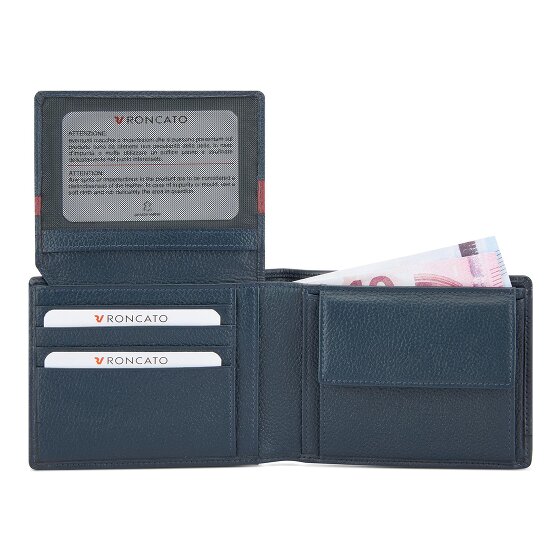 Roncato Trial DLX Geldbörse RFID Schutz Leder 9.5 cm