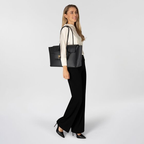 Coccinelle Double Beat Shopper Tasche Leder 47 cm