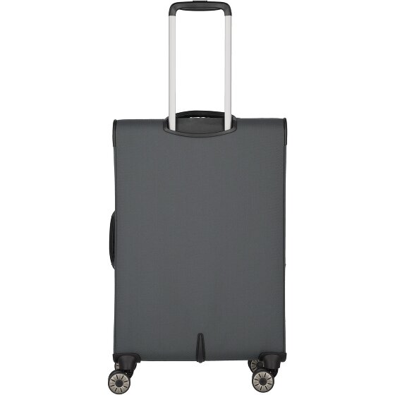 Travelite Skaii 4 Rollen Trolley 67 cm mit Dehnfalte