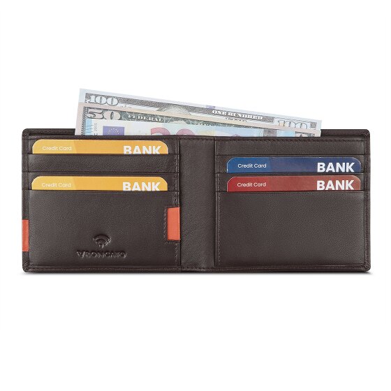 Roncato Monaco Geldbörse RFID Schutz Leder 11 cm