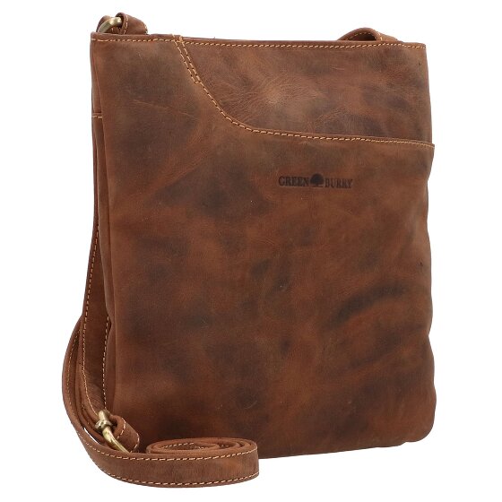 Greenburry Vintage Umhängetasche Leder 23 cm