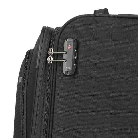 Travelite Umbria 4 Rollen Trolley L 77 cm mit Dehnfalte