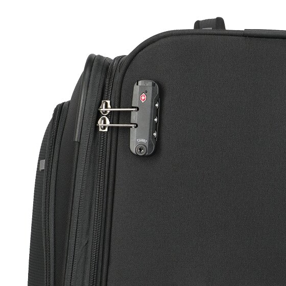 Travelite Umbria 4 Rollen Trolley L 77 cm mit Dehnfalte