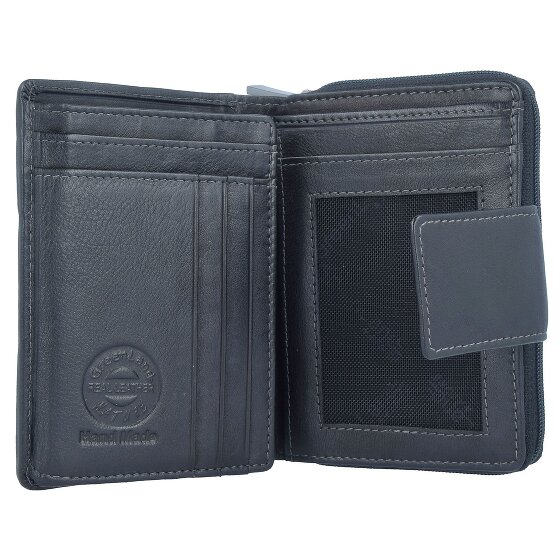 Greenland Nature Black Nappa Geldbörse RFID Leder 9,5 cm