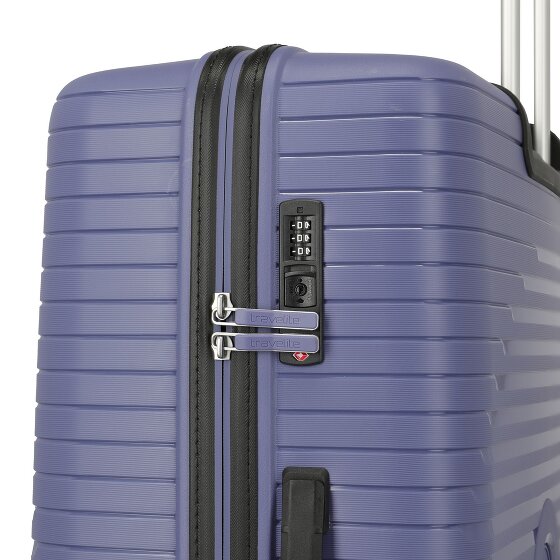 Travelite Orbita 4 Rollen Kofferset 3-teilig mit Dehnfalte