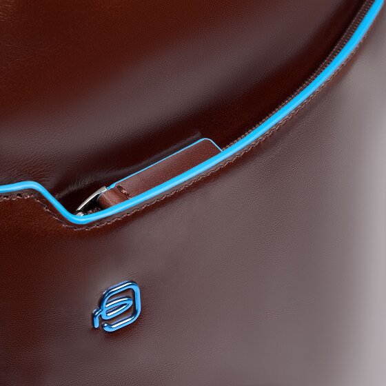 Piquadro Blue Square Daypack RFID Schutz Leder 37 cm Laptopfach