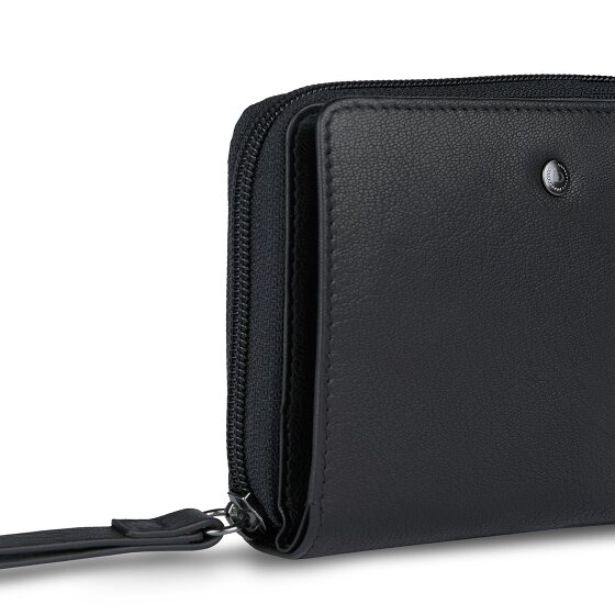 bugatti Black Magic Geldbörse RFID Schutz Leder 11 cm