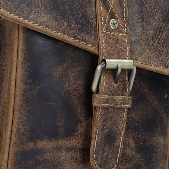Greenburry Vintage Messenger Leder 40 cm Laptopfach