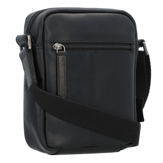 Greenburry Pure Black Umhängetasche Leder 15 cm