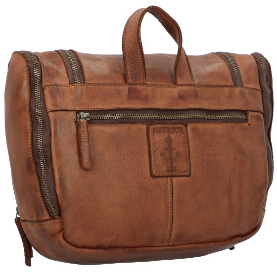 Harbour 2nd Cool Casual Kulturbeutel Leder 28 cm