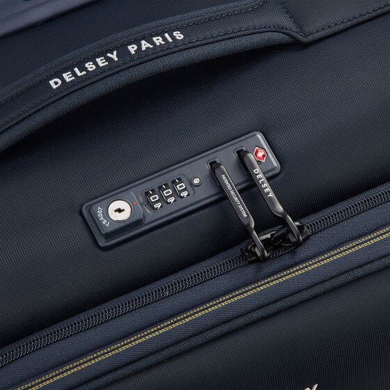 Delsey Paris Brochant 3 4 Rollen Kabinentrolley 55 cm mit Dehnfalte