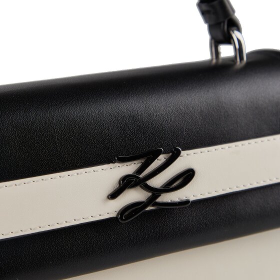 Karl Lagerfeld Autograph Handtasche Leder 24 cm