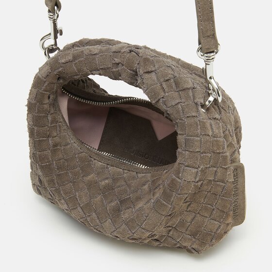 LES VISIONNAIRES Greta Micro weave Handtasche Leder 20 cm