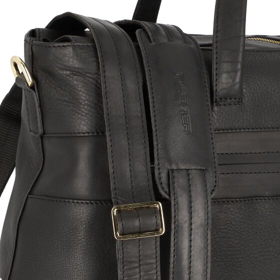 Plevier Edge Aktentasche RFID Schutz Leder 40 cm Laptopfach