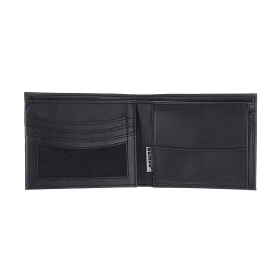 oxmox Leather Geldbörse RFID Schutz Leder 12 cm