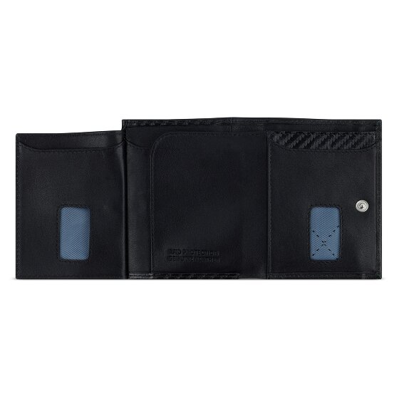 bugatti Secure Slim Geldbörse RFID Schutz Leder 8 cm