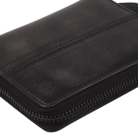 Greenburry Destressed Geldbörse RFID Schutz Leder 13 cm