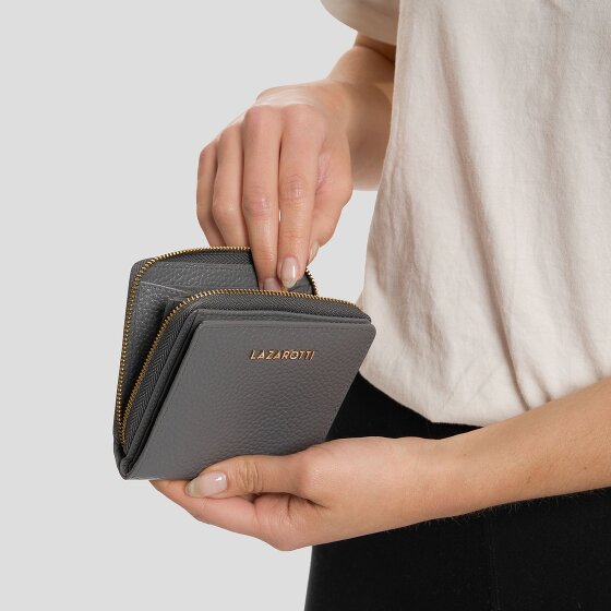 Lazarotti Bologna Leather Geldbörse Leder 10 cm