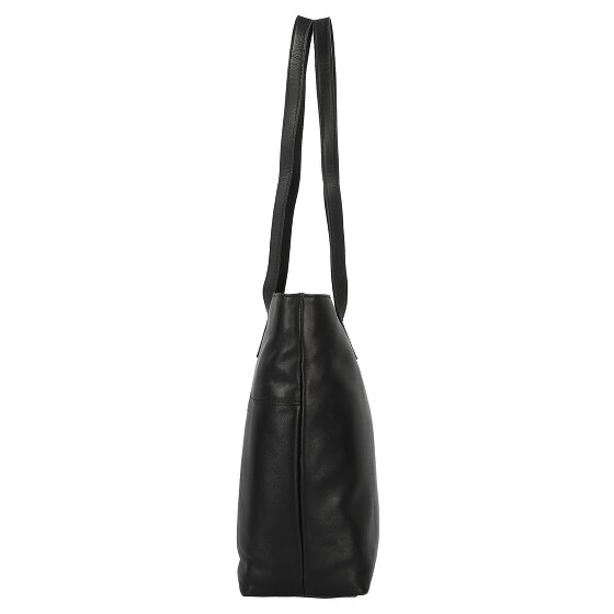 Greenburry Pure Black Shopper Tasche Leder 35 cm Laptopfach Greenburry Pure Black Shopper Tasche Leder 35 cm Laptopfach