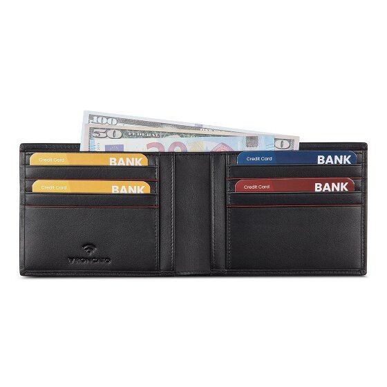 Roncato Detroit Geldbörse RFID Schutz Leder 12.5 cm