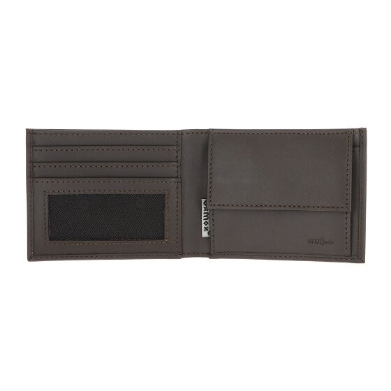 oxmox Leather Geldbörse RFID Schutz Leder 11 cm