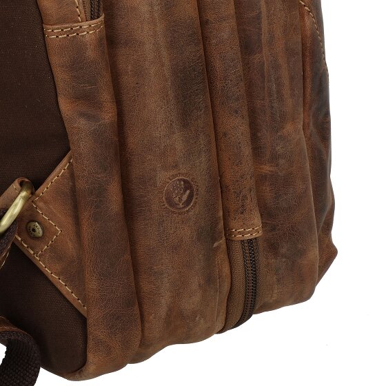 Greenburry Vintage Reiserucksack Leder 48 cm Laptopfach