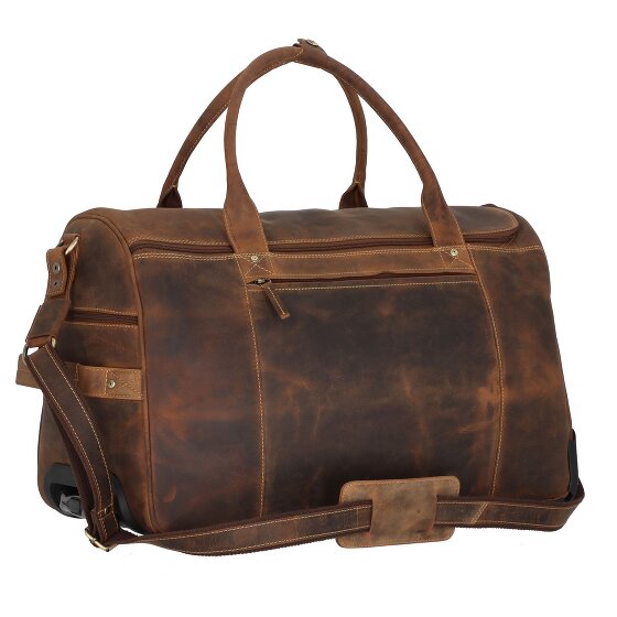 Greenburry Vintage 2 Rollen Reisetasche Leder 32 cm