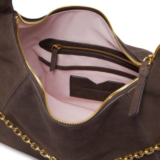 LES VISIONNAIRES Jade Cozy Chain Schultertasche Leder 38 cm