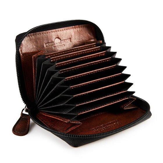 Greenburry Destressed Geldbörse RFID Schutz Leder 10.5 cm