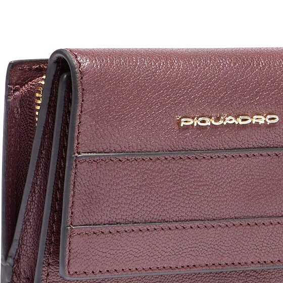 Piquadro Patricia Geldbörse RFID Schutz Leder 9 cm