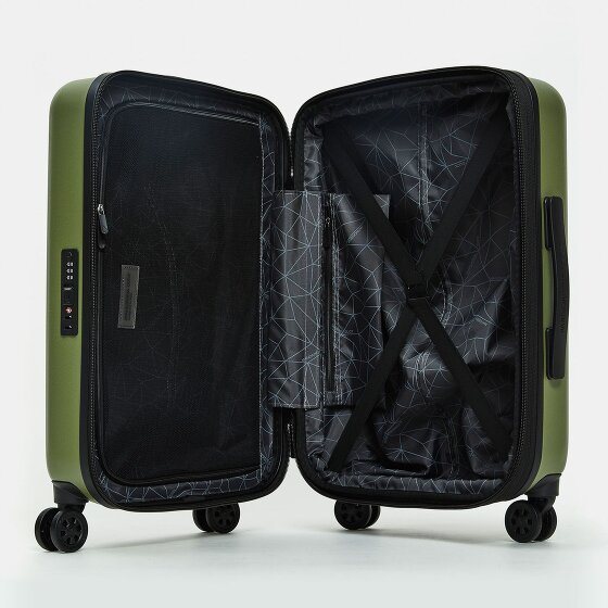 Mandarina Duck Tank Case 4 Rollen Kabinentrolley S 55 cm mit Dehnfalte