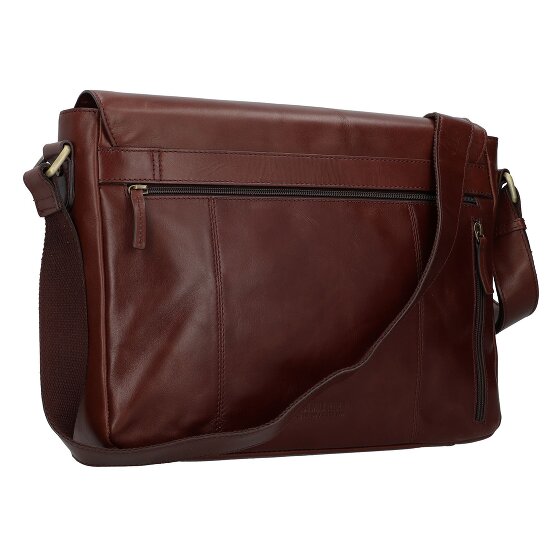 Leonhard Heyden Cambridge Messenger Leder 38 cm Laptopfach