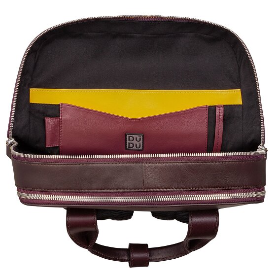 DuDu Rucksack Leder 40 cm Laptopfach