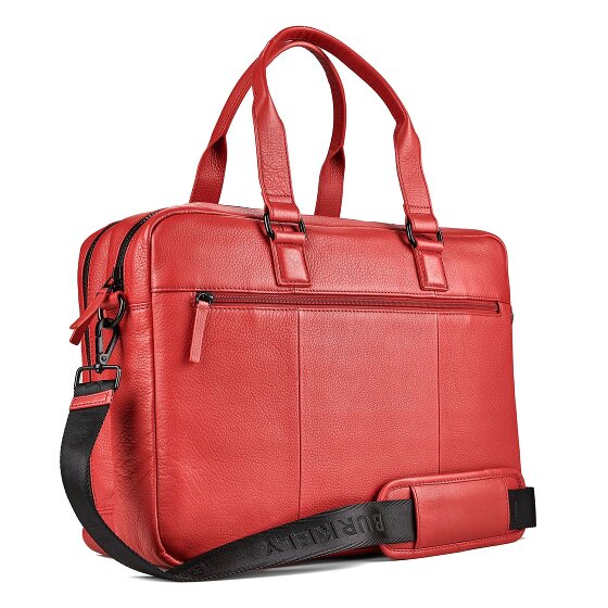 Burkely Minimal Mason Aktentasche Leder 41 cm Laptopfach