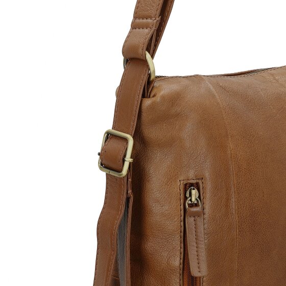Burkely Natural Norah Schultertasche Leder 32 cm