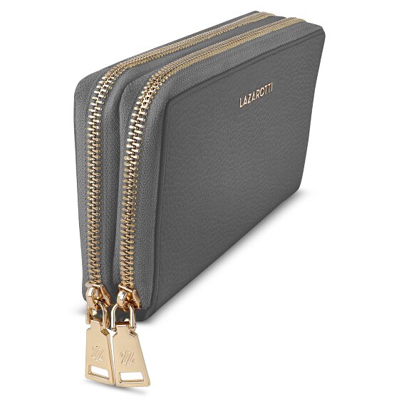 Lazarotti Bologna Leather Geldbörse RFID Schutz Leder 20 cm