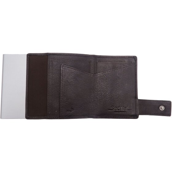 SecWal SecWal 2 Kreditkartenetui Geldbörse RFID Leder 9 cm
