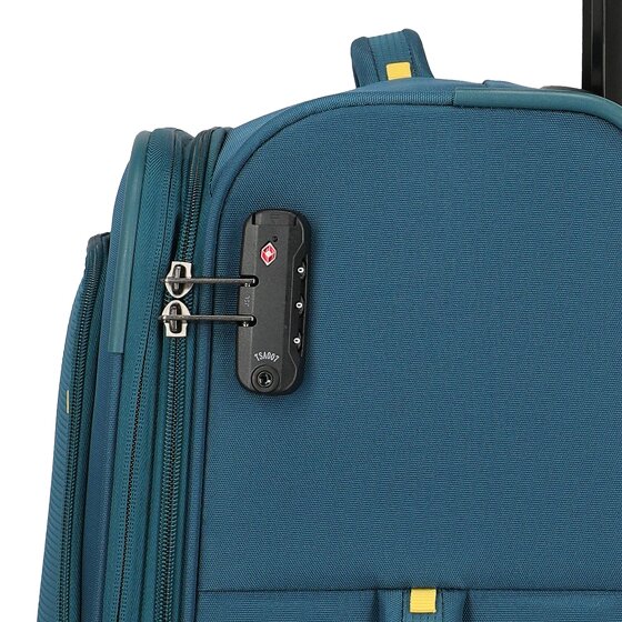 Travelite Umbria 4 Rollen Trolley M 67 cm mit Dehnfalte